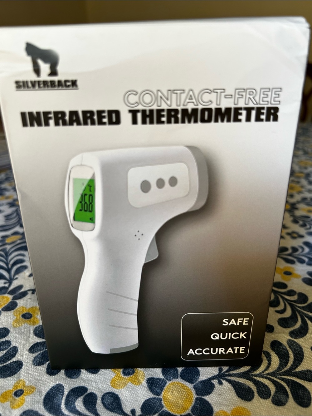 Non-Contact Infrared Forehead Thermometer — White - Picture 3 of 8